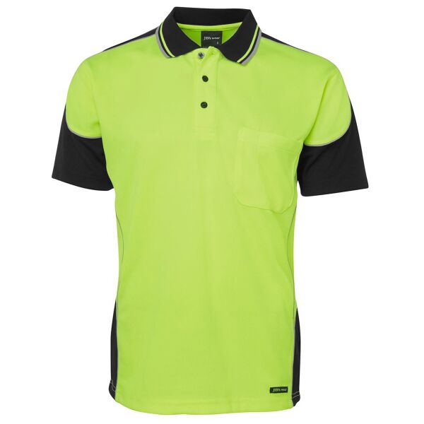 JB's Hi Vis Contrast Piping Polo Thumbnail